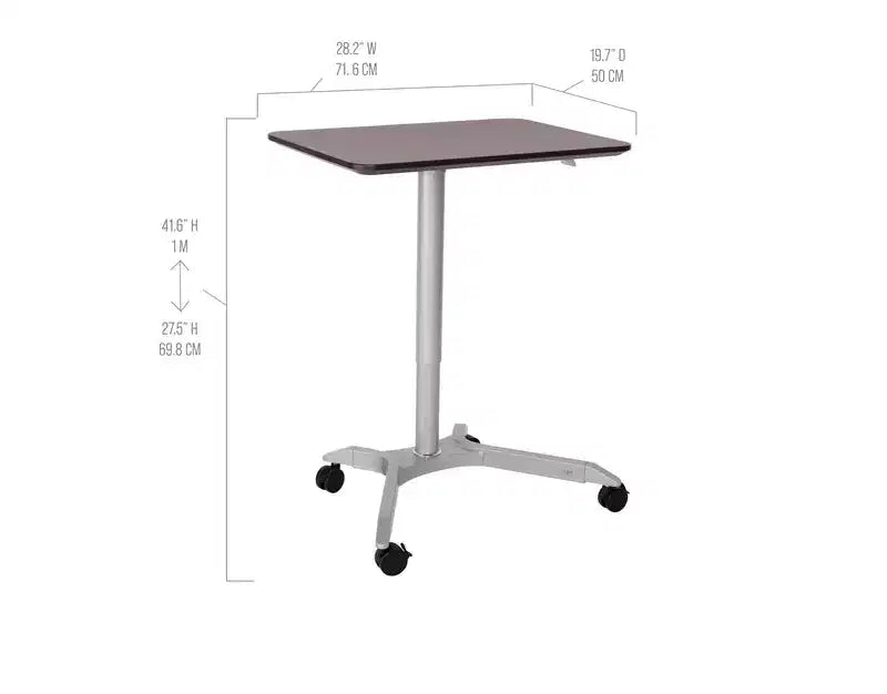 Carrello scrivania mobile pneumatico Sit-Stand airLIFT XL