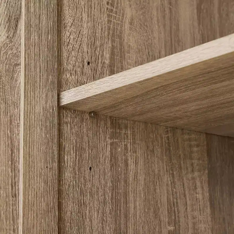 Mobile bagno a doppia anta con ripiano regolabile, armadietto verticale