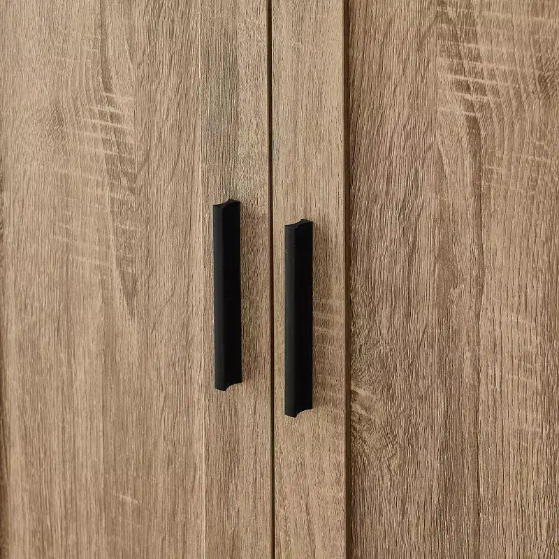 Mobile bagno a doppia anta con ripiano regolabile, armadietto verticale
