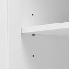 Mobile bagno a doppia anta con ripiano regolabile, armadietto verticale