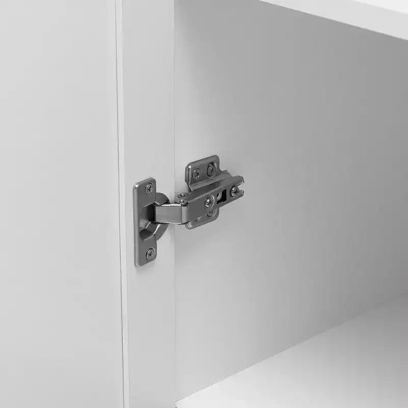 Mobile bagno a doppia anta con ripiano regolabile, armadietto verticale