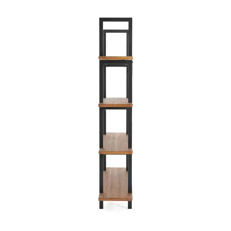 Libreria Industriale in Metallo e Legno di Abete Tearach