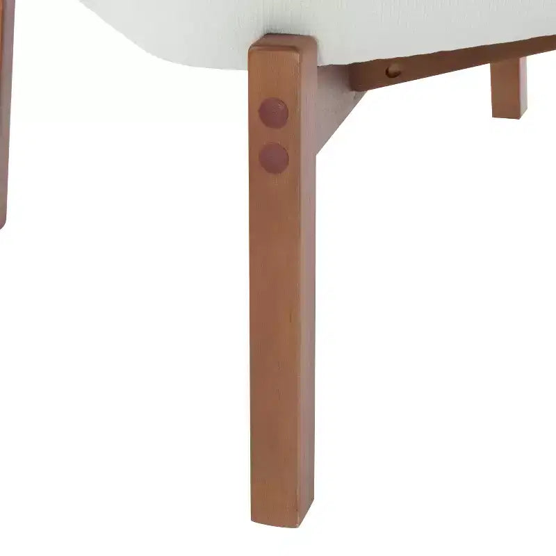 Sedia d'accento in 2 pezzi, Poltrona lounge moderna con schienale intrecciato, per soggiorno, camera da letto, Beige