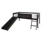 Letto a soppalco in legno per letto singolo