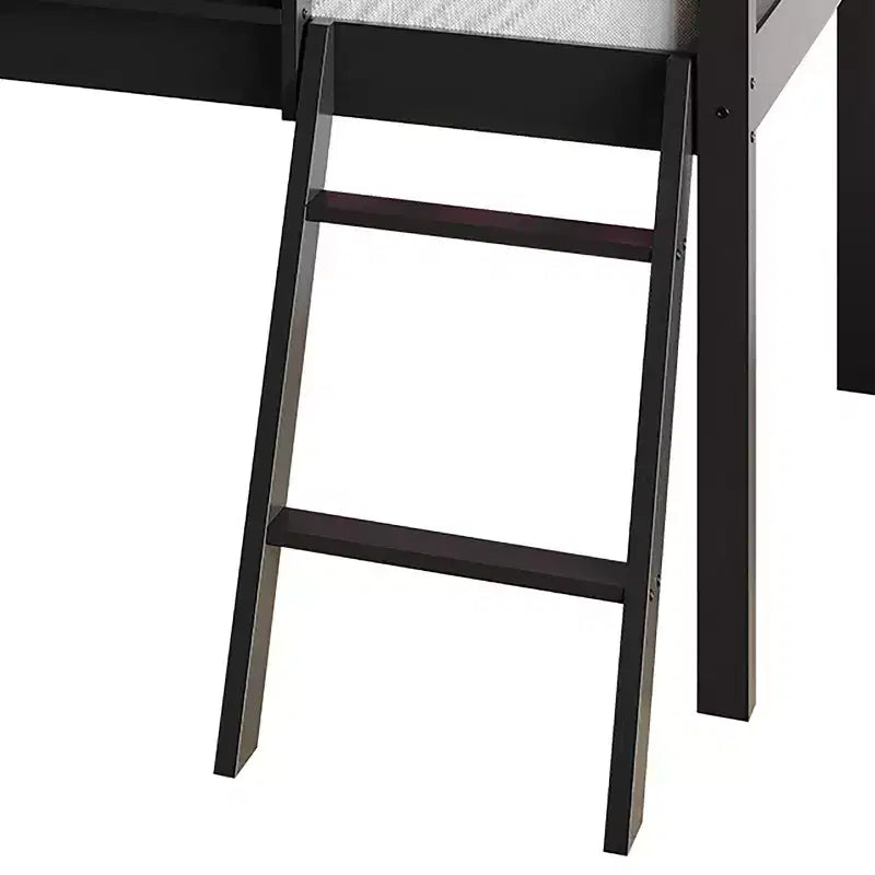 Letto a soppalco in legno per letto singolo