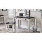 Scrivania da fattoria con ricarica USB Madison County Rustic in legno massello di recupero