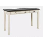 Scrivania da fattoria con ricarica USB Madison County Rustic in legno massello di recupero