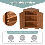 Mobile angolare da bagno Ellis Modern Wood