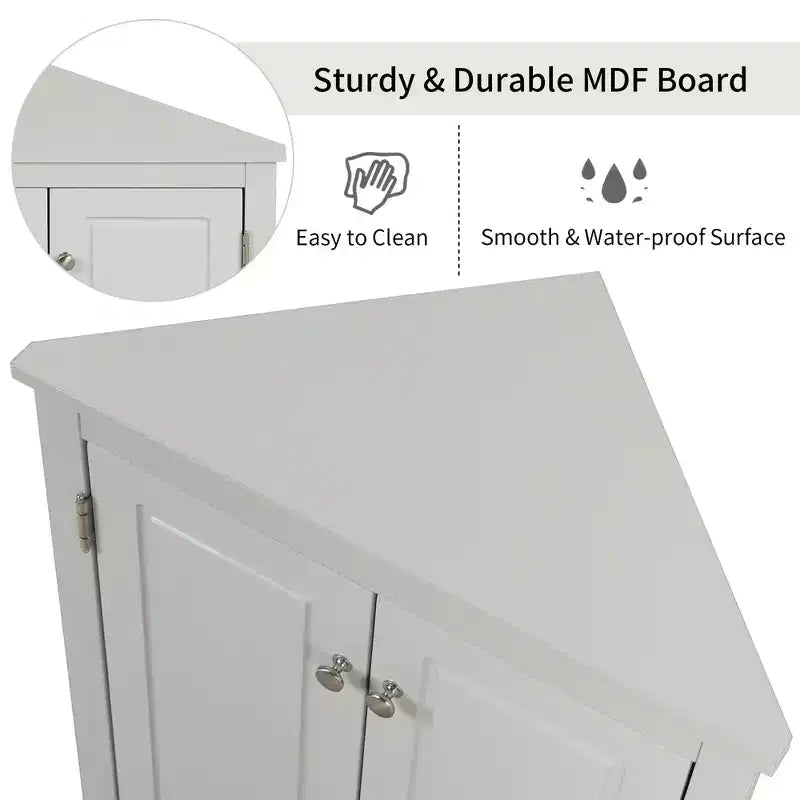 Mobile angolare da bagno Ellis Modern Wood