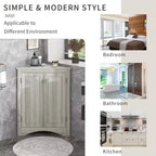 Mobile angolare da bagno Ellis Modern Wood