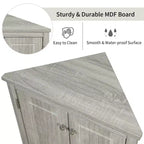 Mobile angolare da bagno Ellis Modern Wood