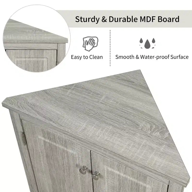 Mobile angolare da bagno Ellis Modern Wood