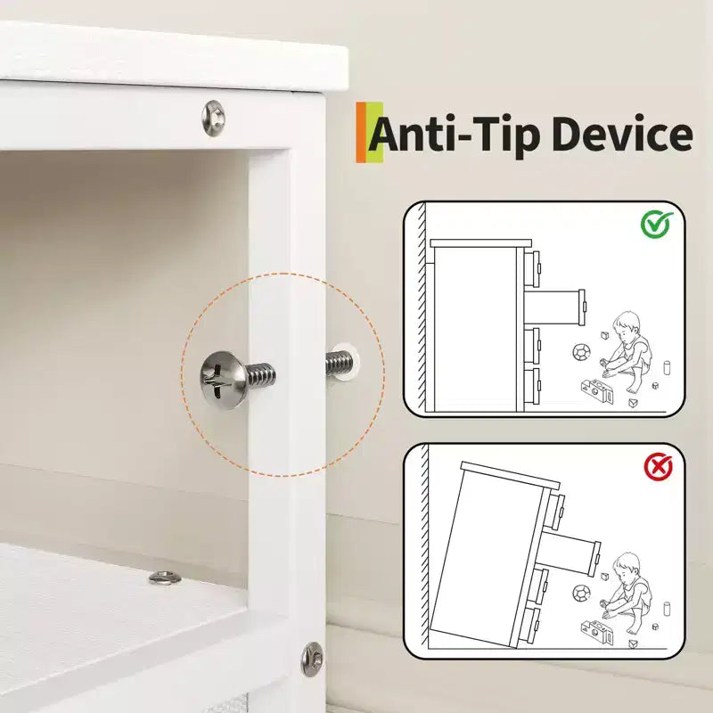 Comò porta TV in tessuto da 63 pollici per camera da letto - Cassettiera lunga a 12 cassetti per soggiorno - Cassettiera nera con ripiani aperti