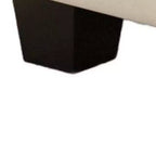 Pouf contenitore trapuntato in velluto nero, 32