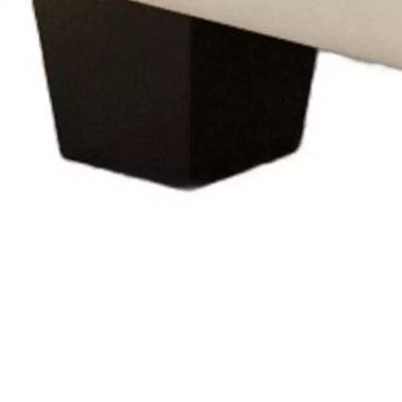 Pouf contenitore trapuntato in velluto nero, 32