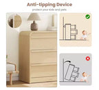 Cassettiera moderna ad arco con 6 cassetti per tavolo da pranzo - Cassettone in legno nero largo 120 cm - Design con bordi curvi - Ampio spazio di archiviazione per sala da pranzo, camera da letto, soggiorno