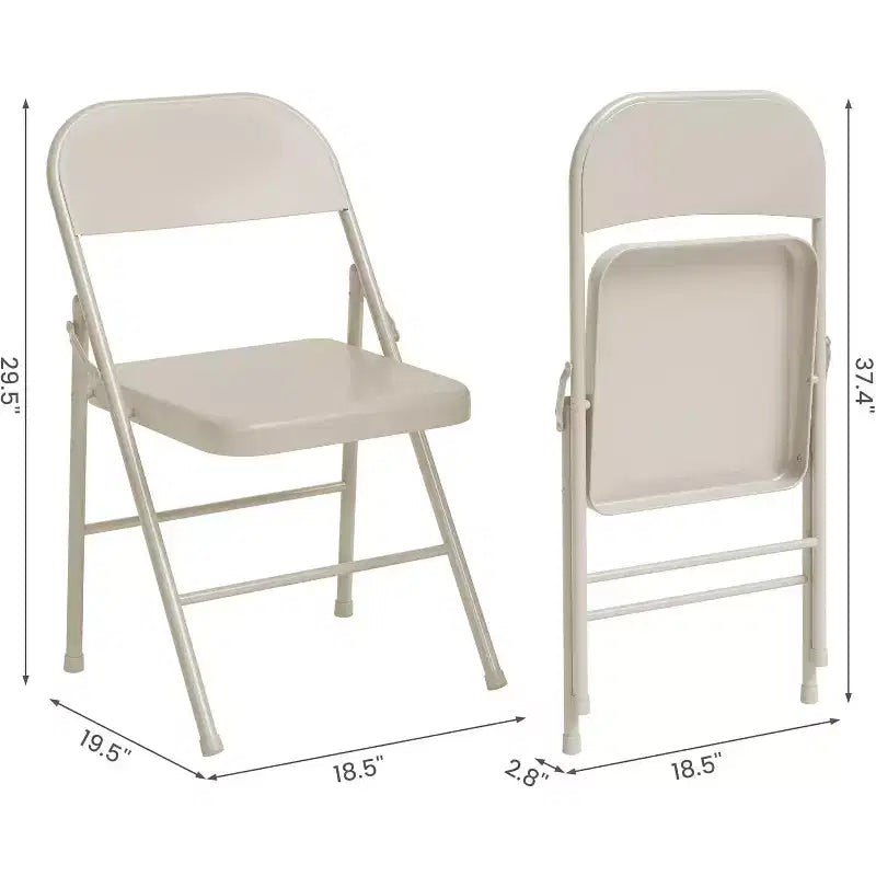 Tavolo Pieghevole, Tavolo e Sedie Pieghevoli Quadrati a 3 Pezzi, Tavolo Quadrato Moderno per Sala da Pranzo, Tavolo da Gioco per Casa, Feste, Picnic