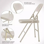 Tavolo Pieghevole, Tavolo e Sedie Pieghevoli Quadrati a 3 Pezzi, Tavolo Quadrato Moderno per Sala da Pranzo, Tavolo da Gioco per Casa, Feste, Picnic
