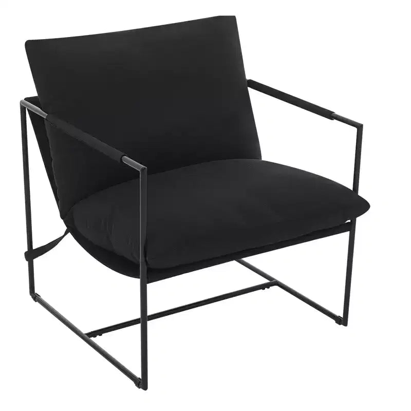 Poltrona moderna Sling - Poltrona imbottita in schiuma sminuzzata per soggiorno, camera da letto e ufficio
