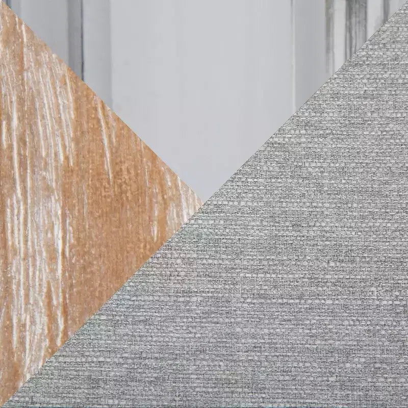Sgabelli da bar Charlotte altezza bancone, colore bianco/grigio chiaro (set da 2)