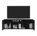 Bozeman TV Stand for TVs up to 60" Black - Boahaus
