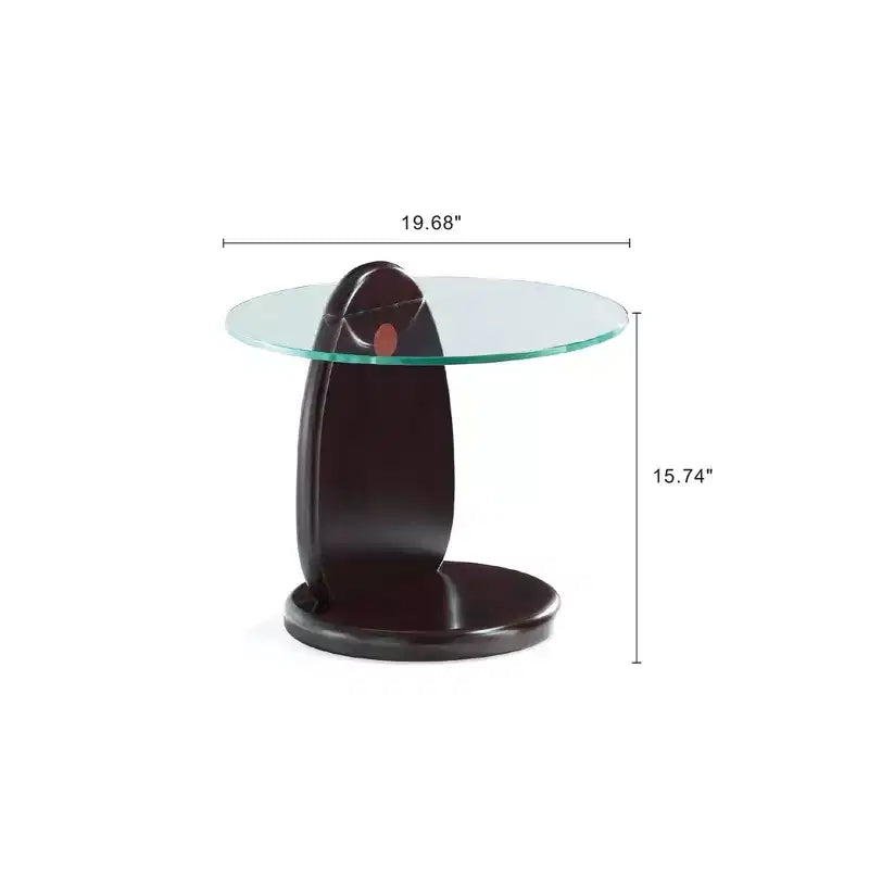 Tavolino da Salotto e Tavolino da Caffè Artesia Noce Scuro (2 Pezzi)