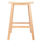Sgabello da bar da 24" Satori con seduta a sella, altezza bancone