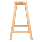Sgabello da bar da 24" Satori con seduta a sella, altezza bancone
