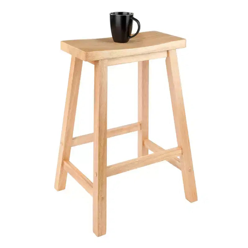 Sgabello da bar da 24" Satori con seduta a sella, altezza bancone