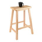 Sgabello da bar da 24" Satori con seduta a sella, altezza bancone