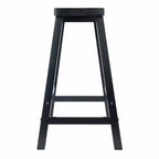 Sgabello da bar da 24" Satori con seduta a sella, altezza bancone