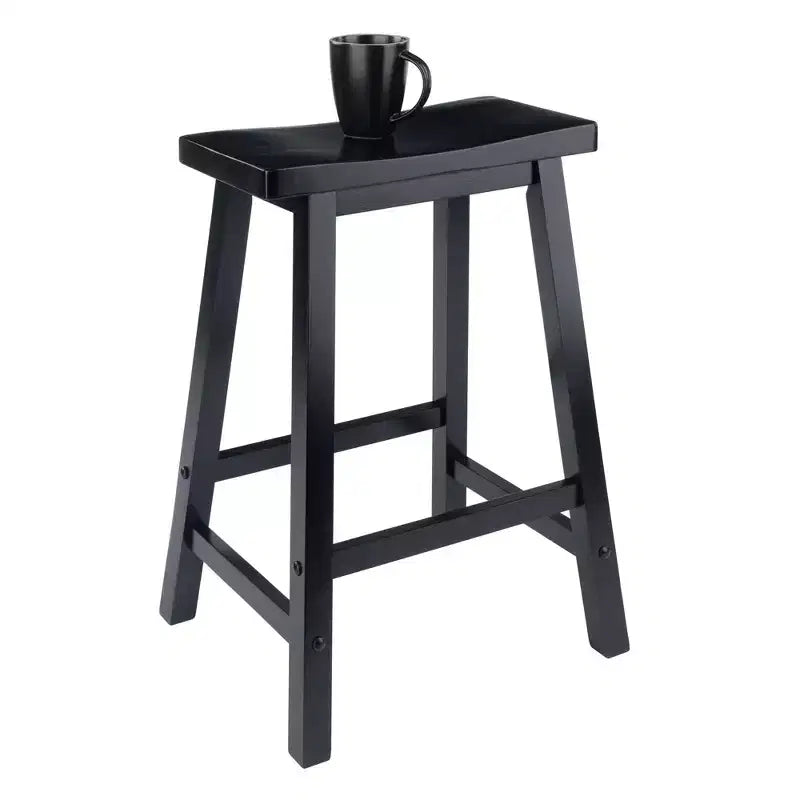 Sgabello da bar da 24" Satori con seduta a sella, altezza bancone